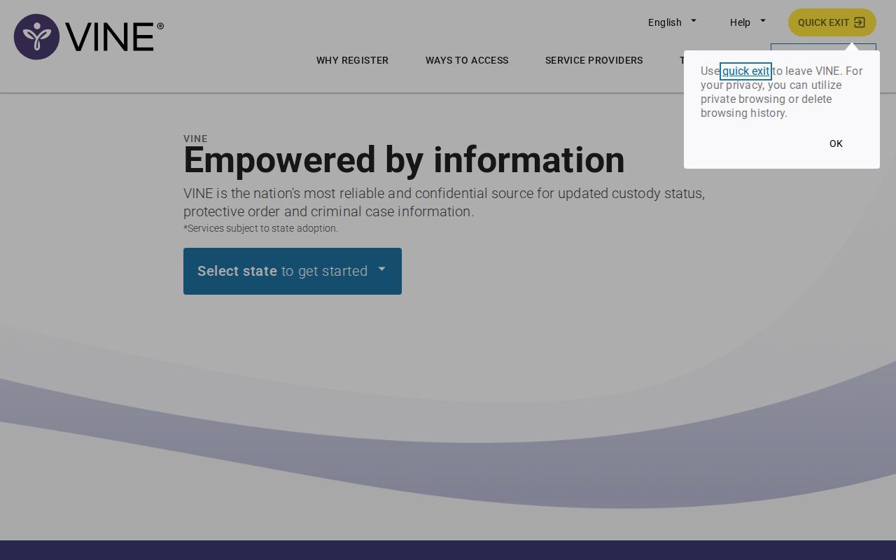 VINELink notification source for Lawrence County criminal custody records