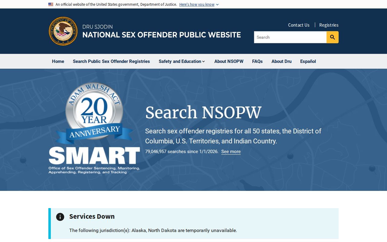 NSOPW national layer for a Lawrence County sex offender lookup